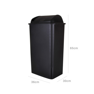 Balde com Tampa Basculante 42l 65X36X30cm